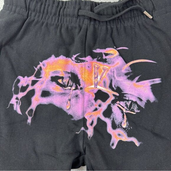 Vlone x Never Broke Again Black 100% Cotton Sweatpants Made in USA Men's Size S - Picture 4 of 10